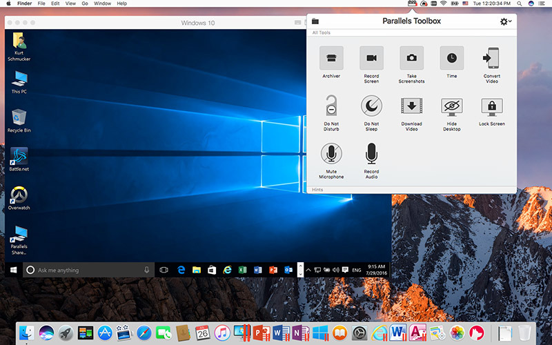 Can you download parallels for macbook pro